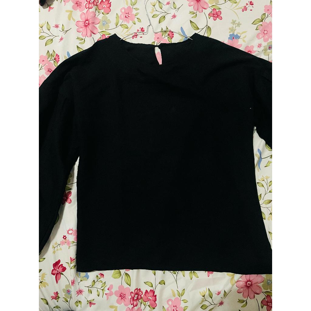 Blouse Hitam Polos