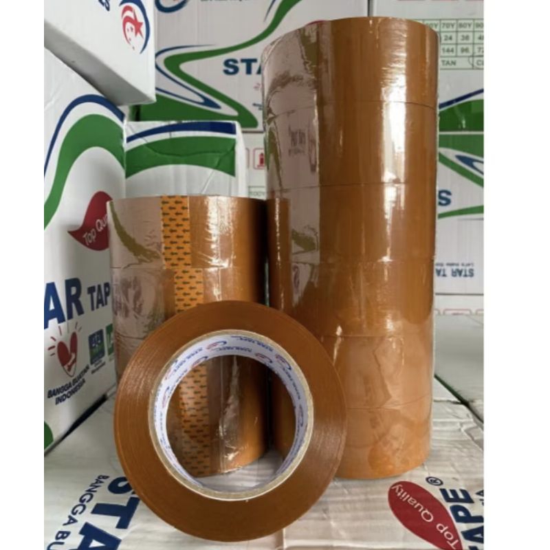 

LAKBAN COKLAT & BENING 45mm 100 yard 48mm 100 yard