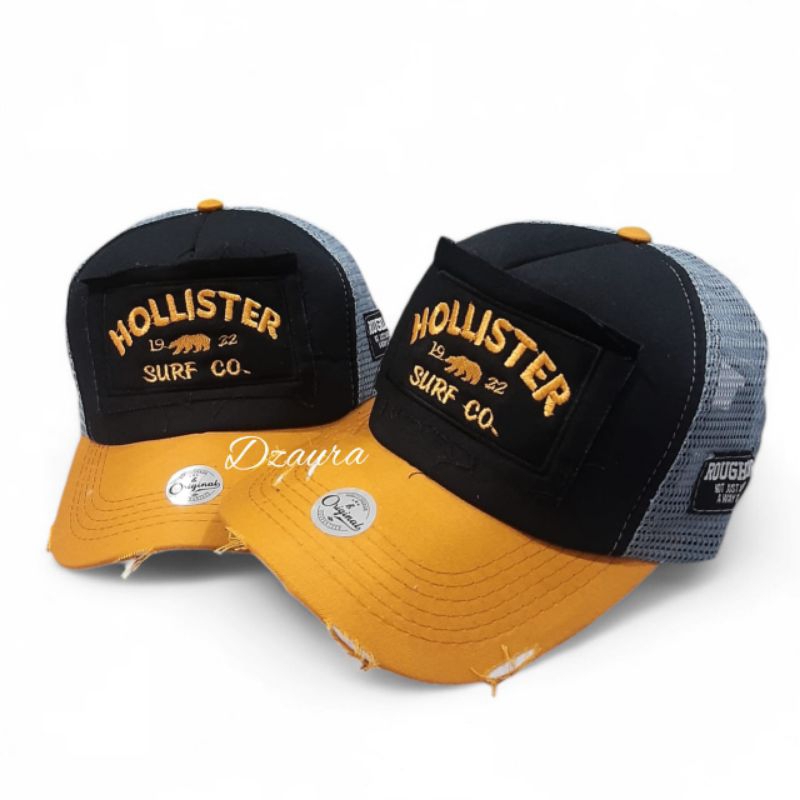 JK545 Topi Baseball Distro Pria Jaring Truker Bordir Tebal Sobek Terbaru Terkeren Termurah Bisa