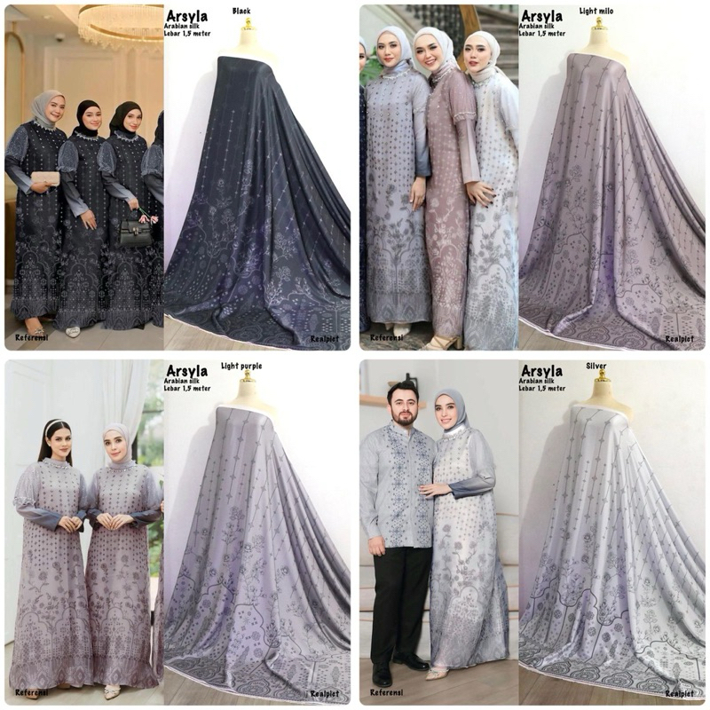 arabian silk/arabian motif/kain arabian/kain silk/kain murah