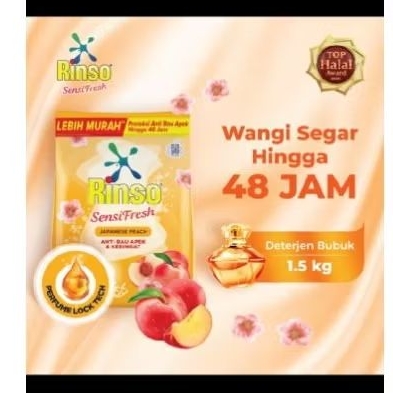 sabun detergen rinso 1,5kg