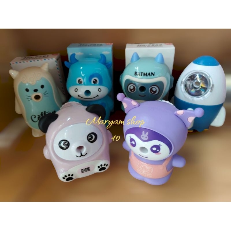 

Serutan Rautan Putar Kuromi and friend's Lucu keren modern dan kekinian