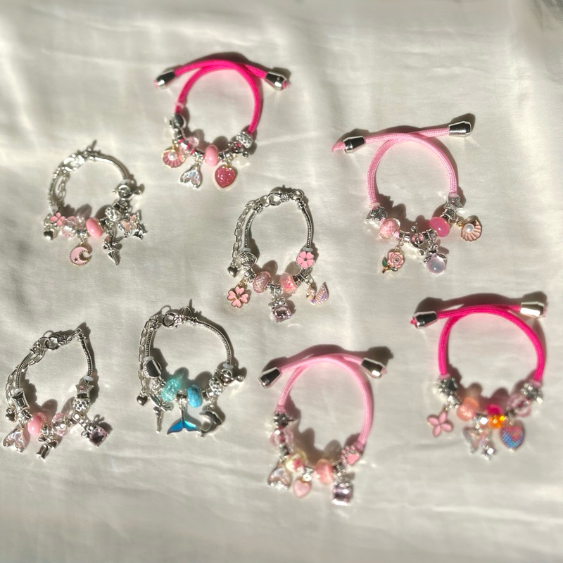 gelang pandora 8 charm bracelet pandora paracord