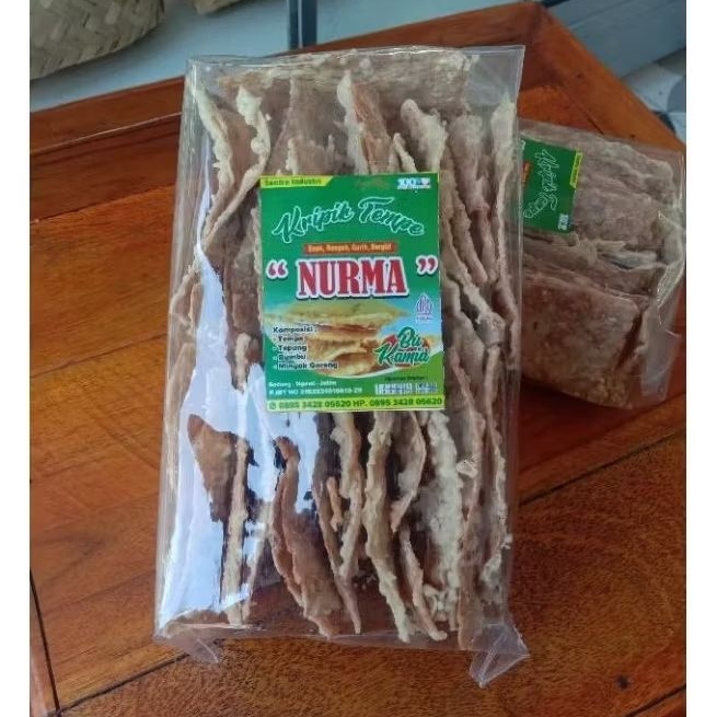 

KERIPIK TEMPE ASLI NGAWI NURMA Kemasan plastik 250 gram