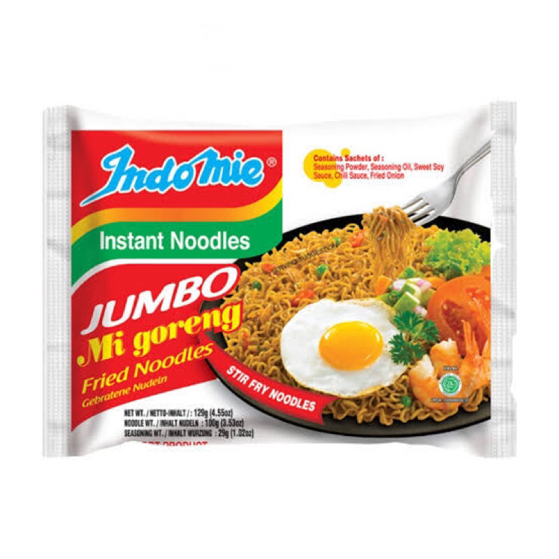 

1 pcs - Indomie Goreng Spesial Jumbo Mi Kenyal