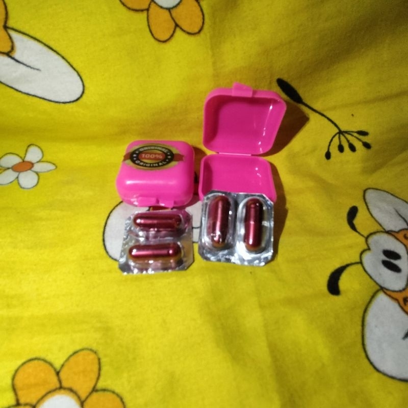 Kapsul obat kuat Merah pria dewasa 2 Kpsl (privasi terjamin)