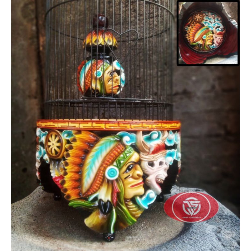 Tebok pleci ukir APACE