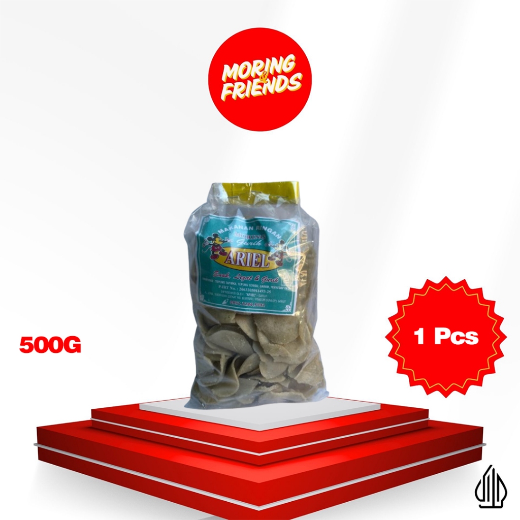 

KERIPIK MORING GURIH ASLI MURAH / CIMOL KERING RASA ORIGINAL 500G GRATIS ONGKIR
