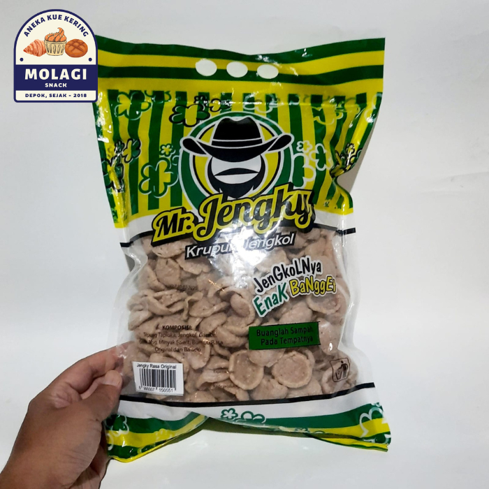 

Kerupuk Jengkol Mr. Jengky 250 Gram / Krupuk Jengkol - Molagi Snack