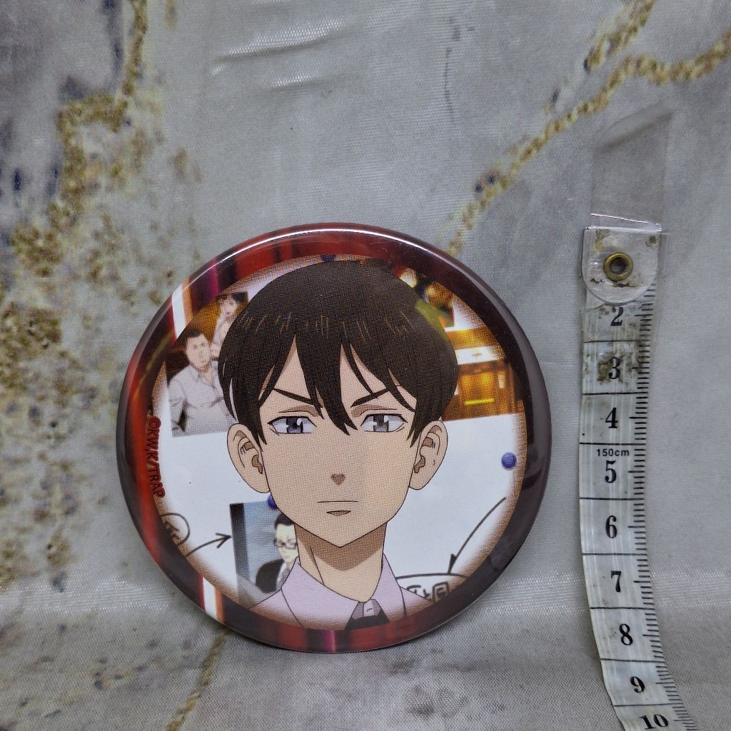 Tokyo Revengers Naoto Tachibana Pin Badge Bros Fortune Telling Luck 7 cm Loose Pack