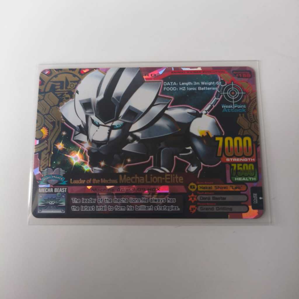 Kartu Animal Kaiser ULTRA RARE Mecha Lion Elite ORI