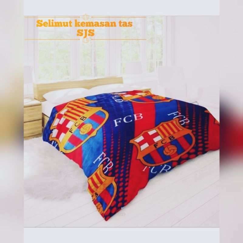 SELIMUT BULU KARAKTER ANAK LAKI LAKI MURAH SELIMUT KEMASAN TAS