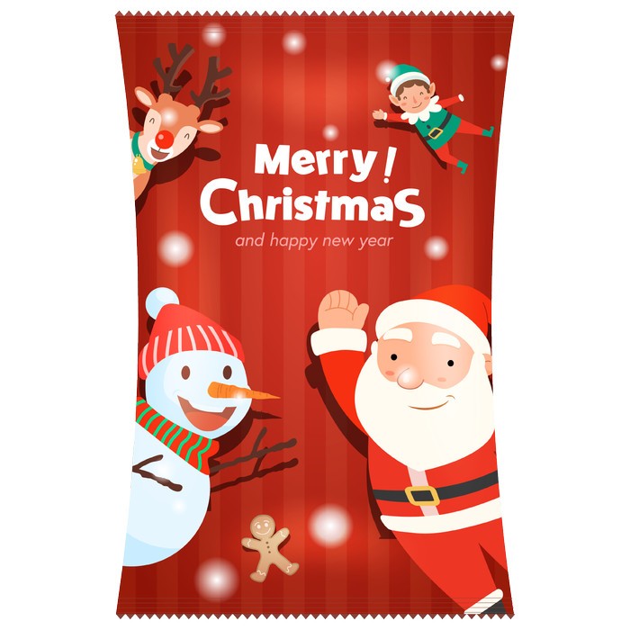 

10 PCS Pouch Snack Natal Mini - Bingkisan Kado Natal