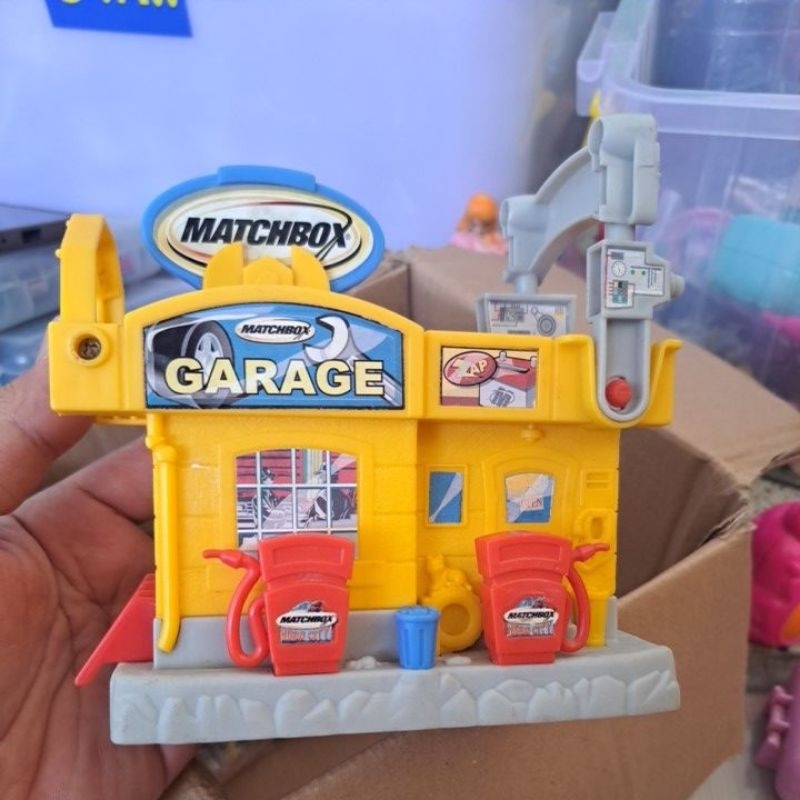 Mainan Diorama Matchbox Garage Diorama Hotwheels
