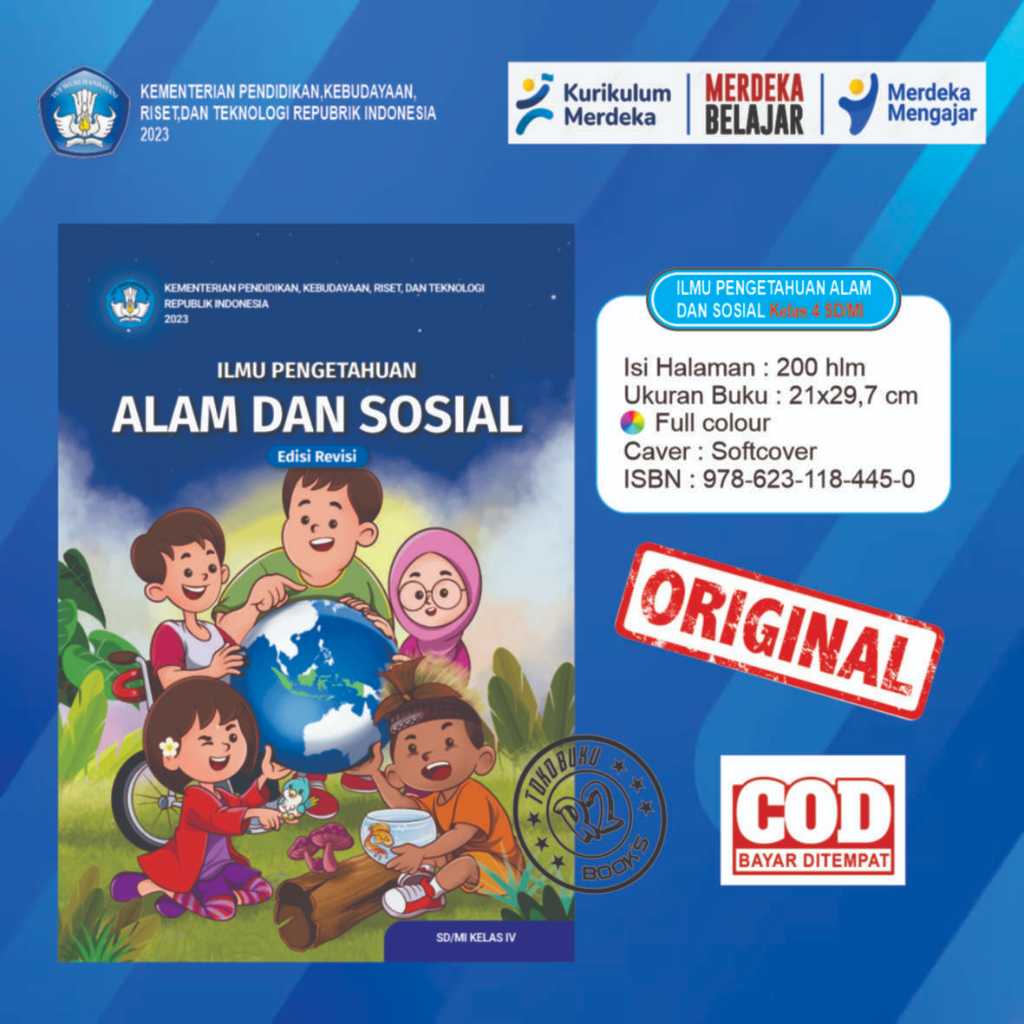 

Buku Ilmu pengetahuan alam dan sosial edisi revisi kelas 4 SD/MI kurikulum merdeka