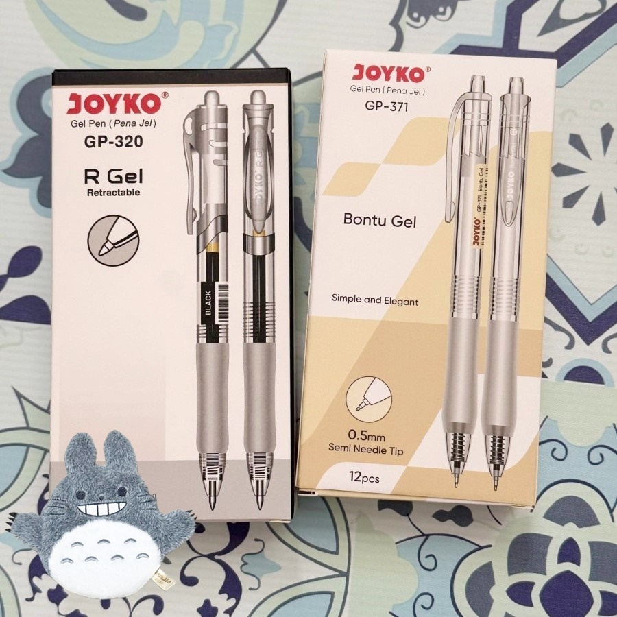 

[ BOX/12PCS] JOYKO GEL PEN GP-320 R-GEL GP-371 BONTU BODY PUTIH