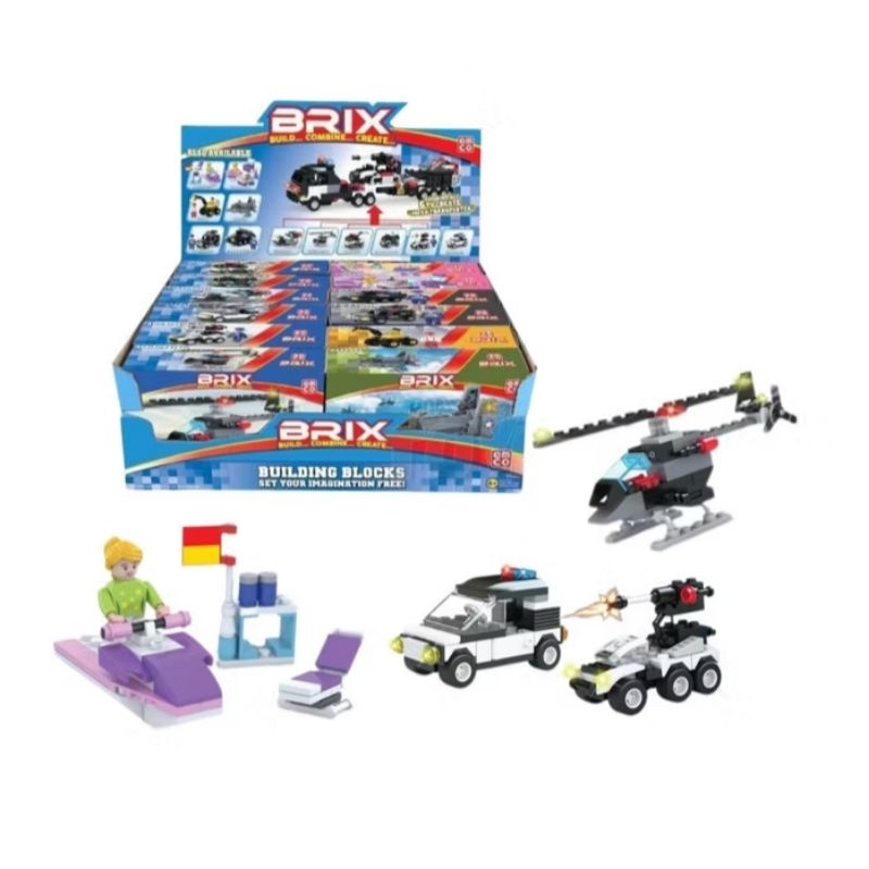 Mainan Bricks anak building blocks emco brix 8000 series