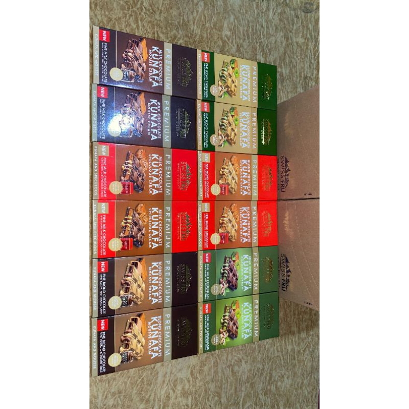 

(promo)Ready Coklat Dubai Swiss Fru Kunafa pistachio