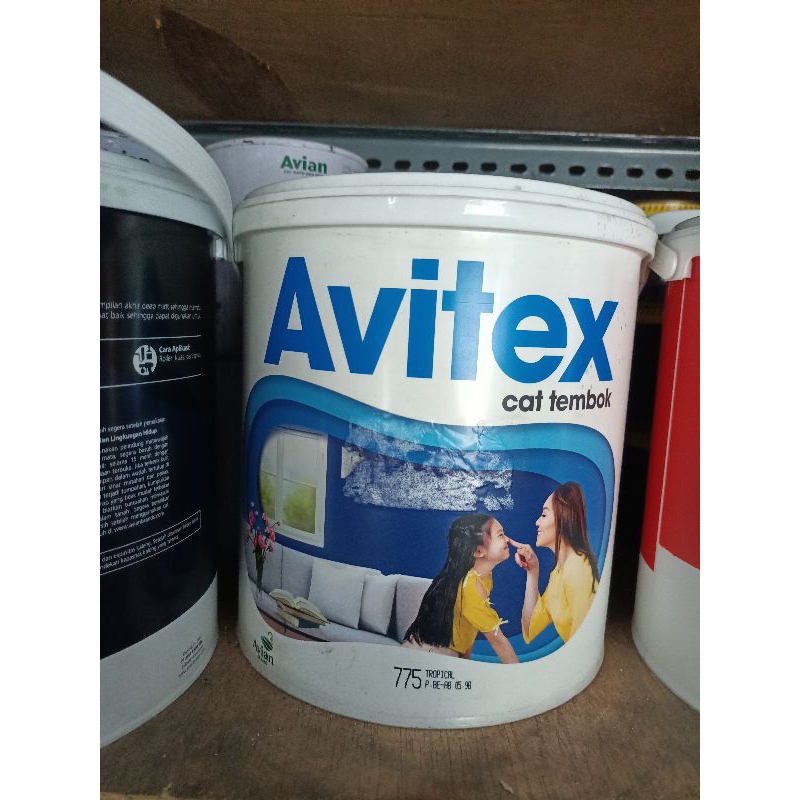Avitex Emulsion / cat tembok / cat plafon / avitex 5 kg