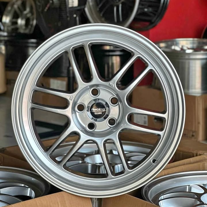 Velg Rpf Ring 17 Pcd 5x100 Lebar 8 Et 40 Warna Hyper Silver | Velg R17 | Velg Mobil | Velg Racing | 