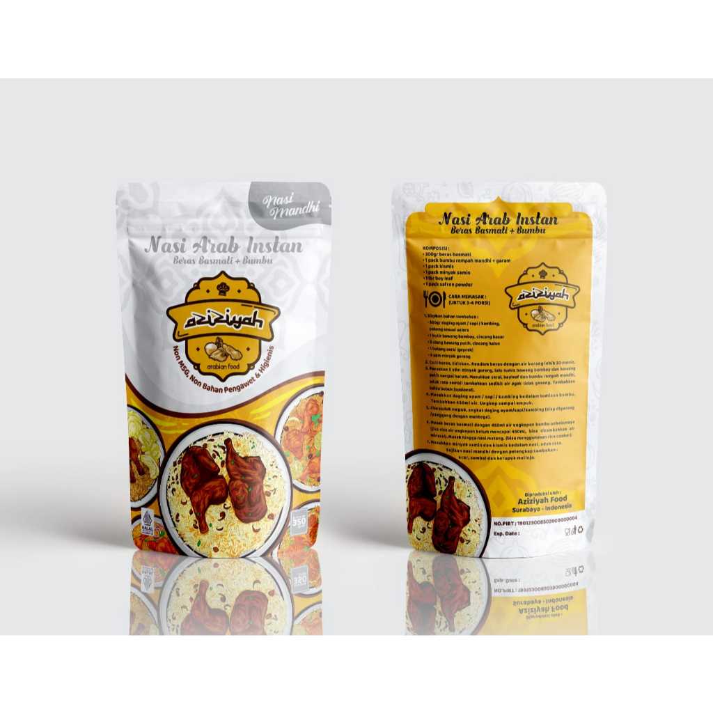 

Paket NASI MANDHI mandi NASI ARAB INSTAN AZIZIYAH BERAS BASMATI BUMBU TERLENGKAP KHAS TIMUR TENGAH