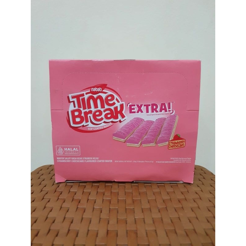 

Nabati Time Break Strawberry Cheesecake 10 pcs X 32 gram