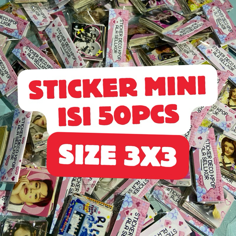 

[ISI 50] 3x3 Sticker Deco MINI KPOP