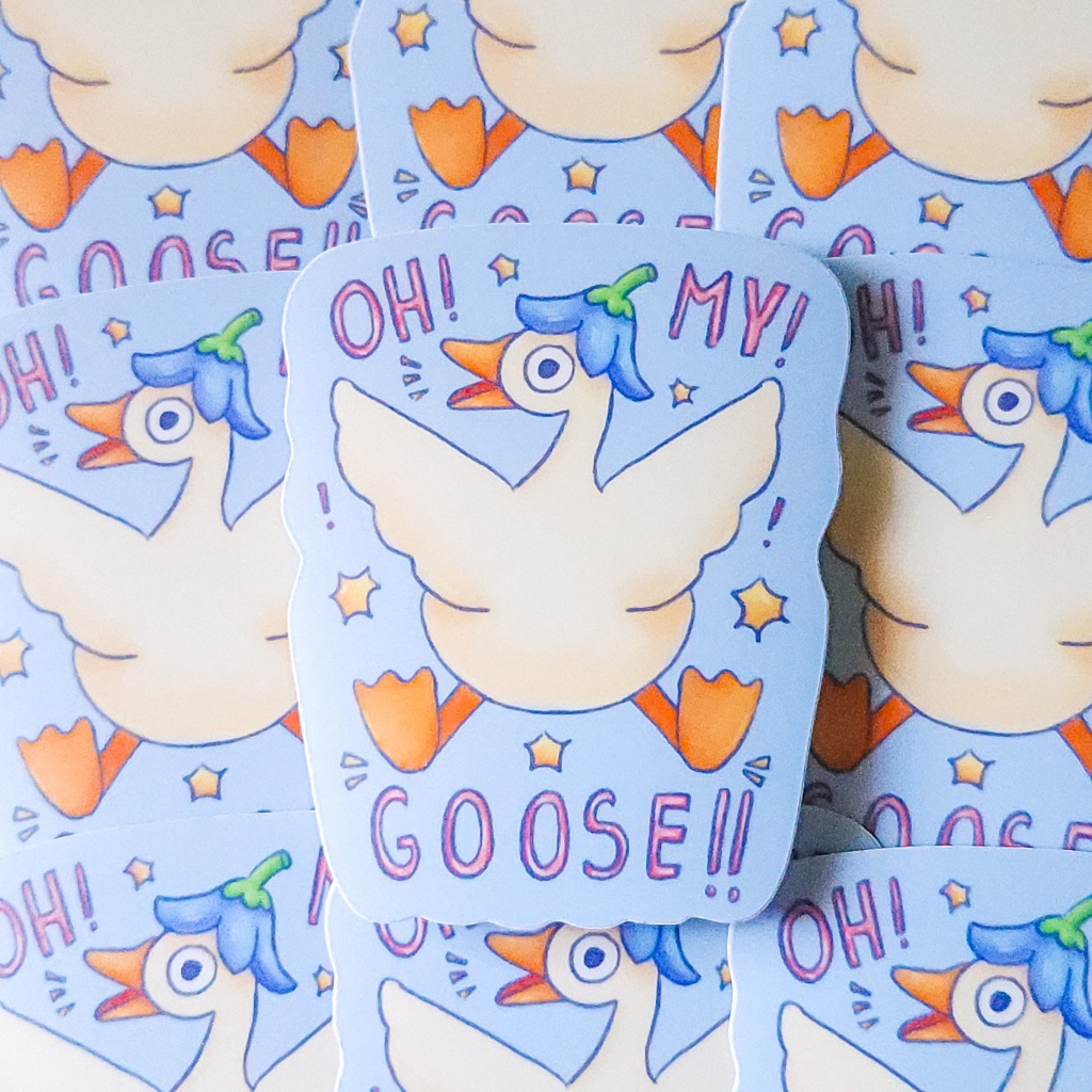 

OH MY GOOSE! Funny Die Cut Stickers