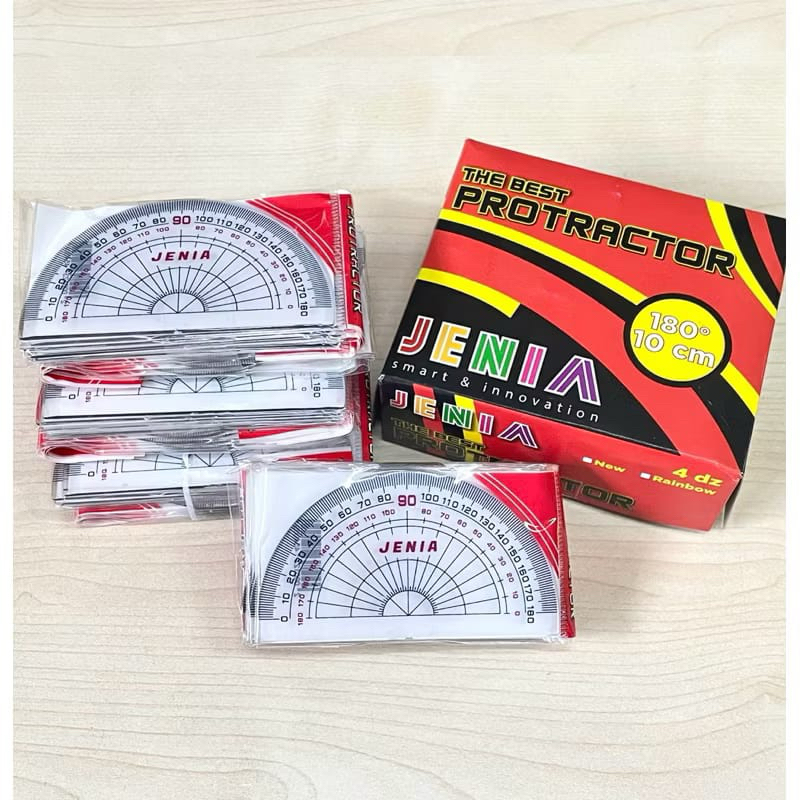 

Busur 180 derajat Jenia 180/10cm (per pcs)