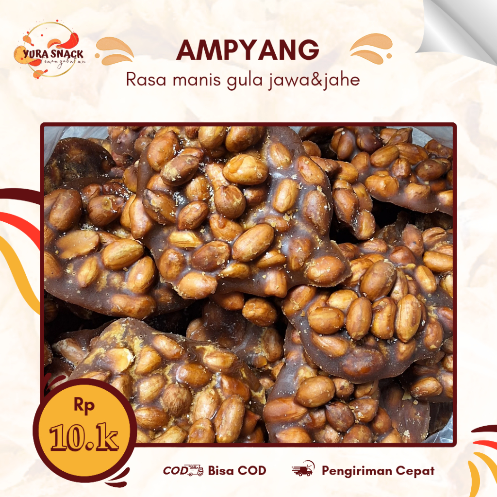 

Ampyang Gula Jawa Jahe – Camilan Tradisional Renyah Manis