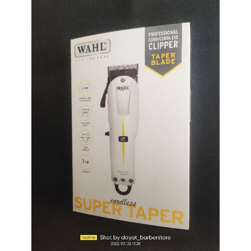 Wahl super taper pro lithium original wahl clipper cordless terbaru
