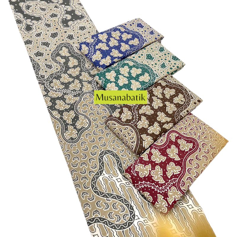 kain batik printing tetron rayon motif abstrak batik bahan blus batik bahan kemeja batik bahan daste