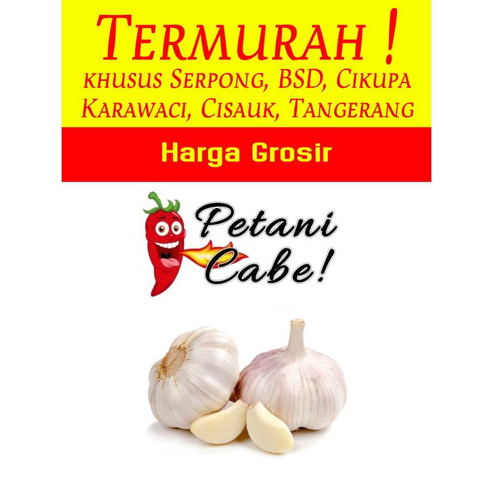 

Bawang Putih Honan 1 kg Harga Grosir (Petani Cabe Serpong)