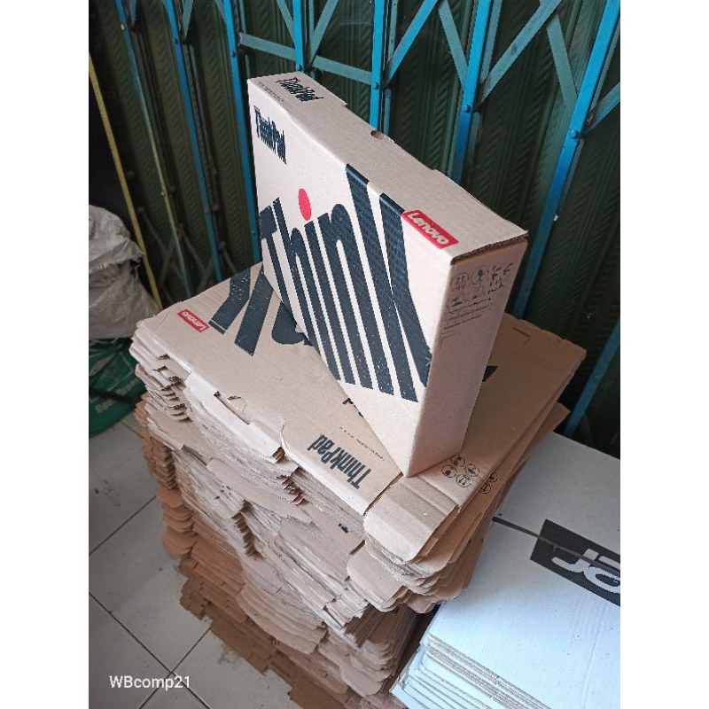 Kardus  Lenovo Thinkpad sablon Buat packing