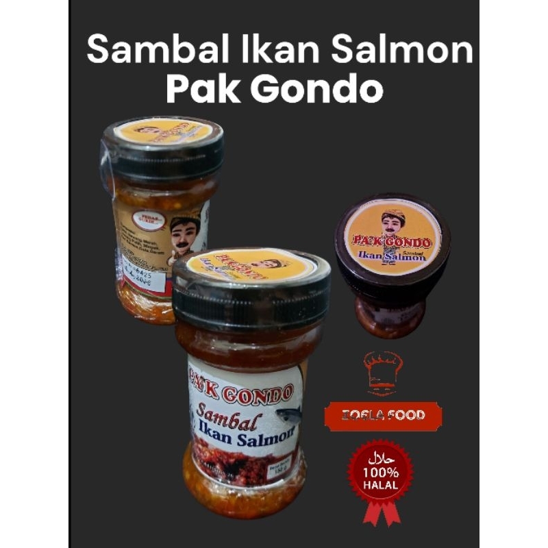 

Sambal ikan Salmon 150gr Pak GONDO