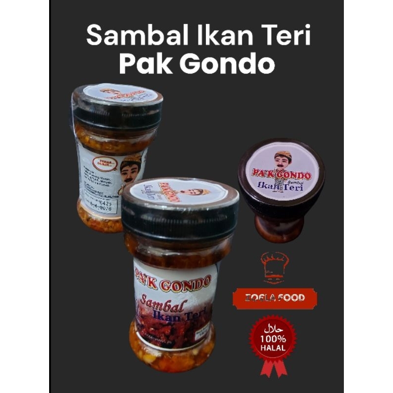 

Sambal ikan Teri 150gr Pak GONDO