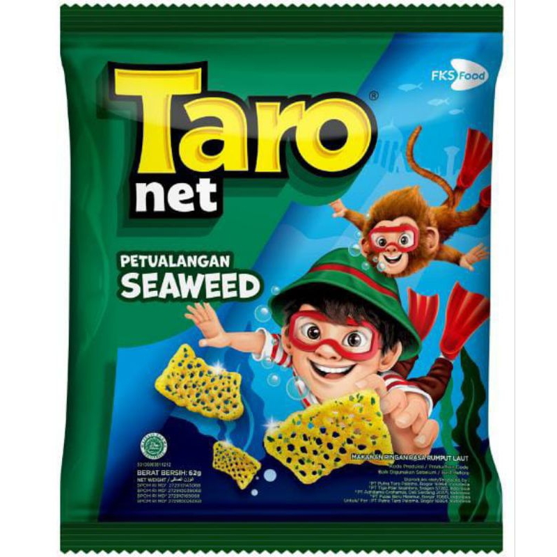 

Taro Net 62gr Seaweed,BBQ
