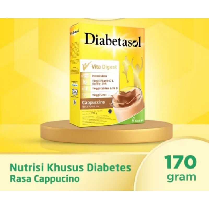 

Diabetasol susu diabetes 170gr exp 2026