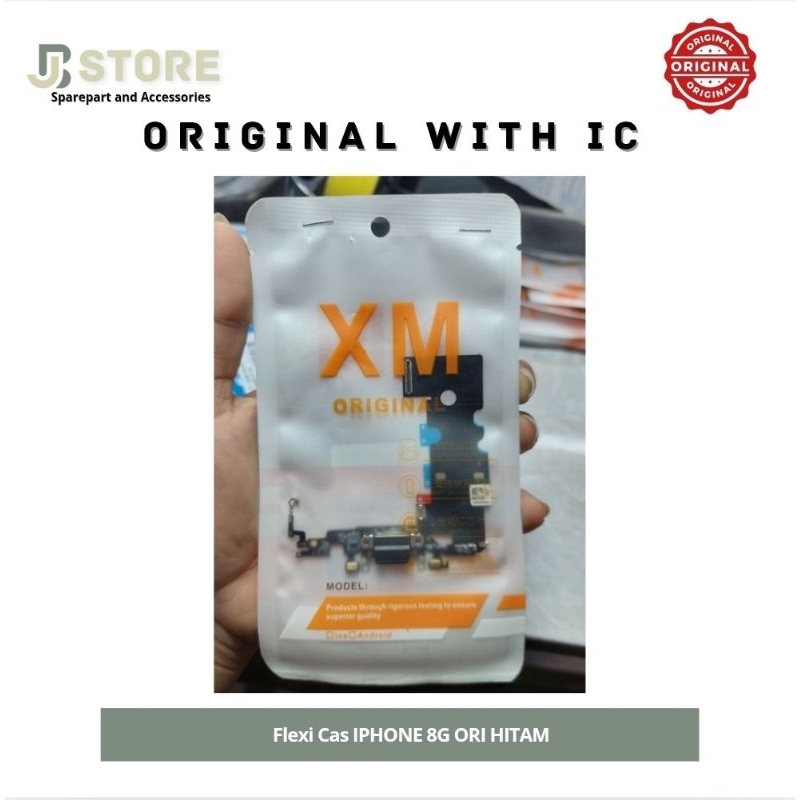 Flexibel Charger Papan Cas Iphone 8G Ori Hitam Original With IC