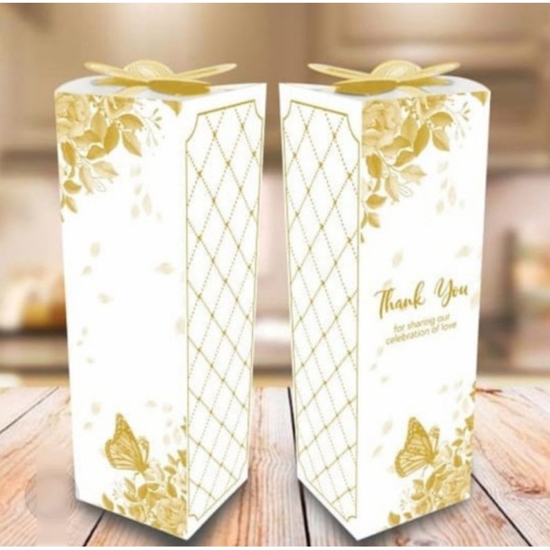 

S (S48) BOX KARTON UNTUK SOUVENIR BOTOL TANPA TALI