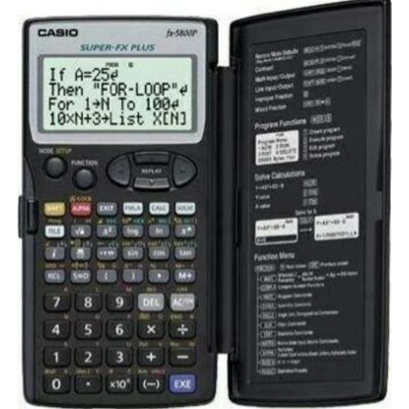

Casio fx 5800 Calculator Scentific - Kalkulator Sekolah/Kuliah