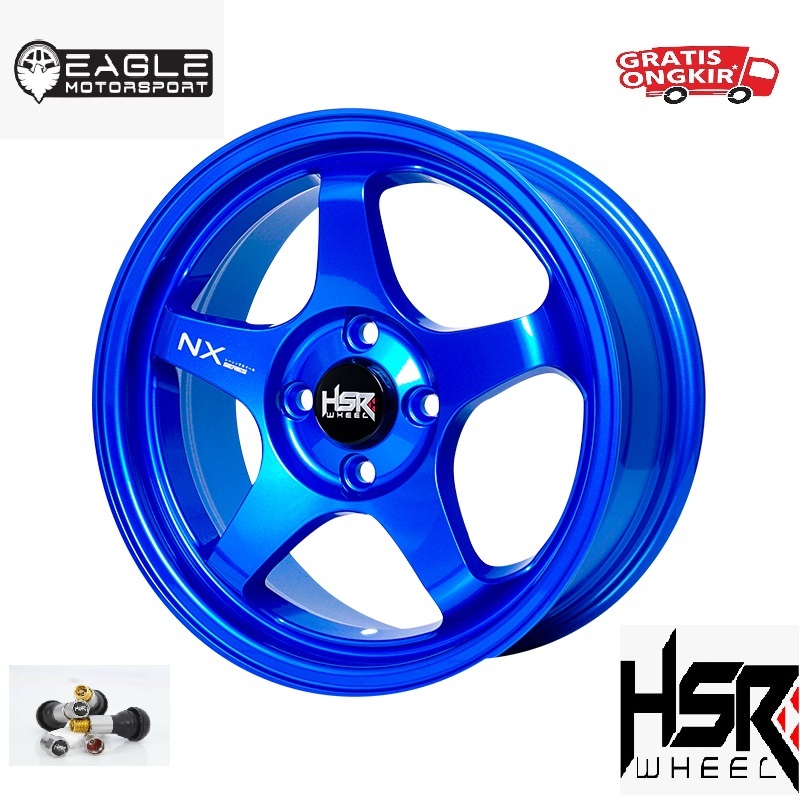Velg brio jazz agya HSR kailolo r16 velg racing bekasi