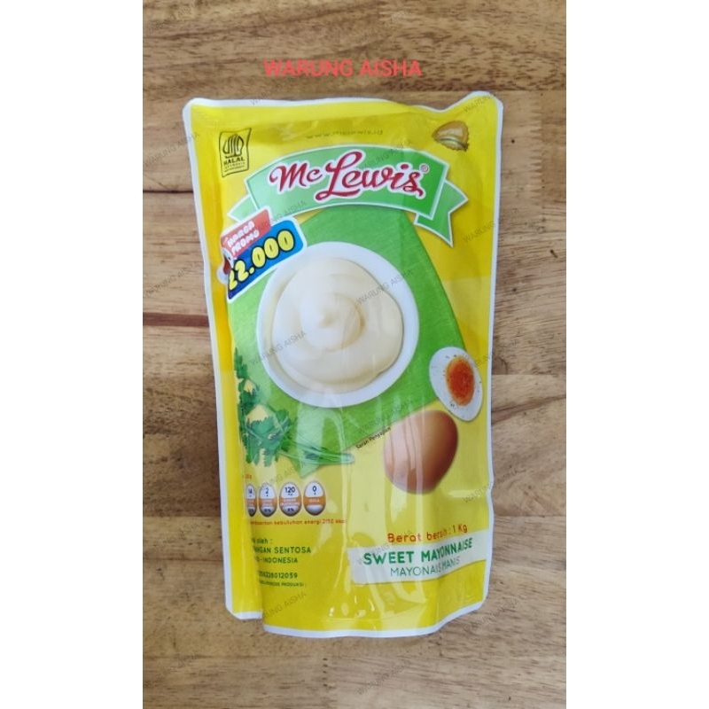

Mayonnaise Mayonais Manis Mc Lewis Pouch 1 Kg