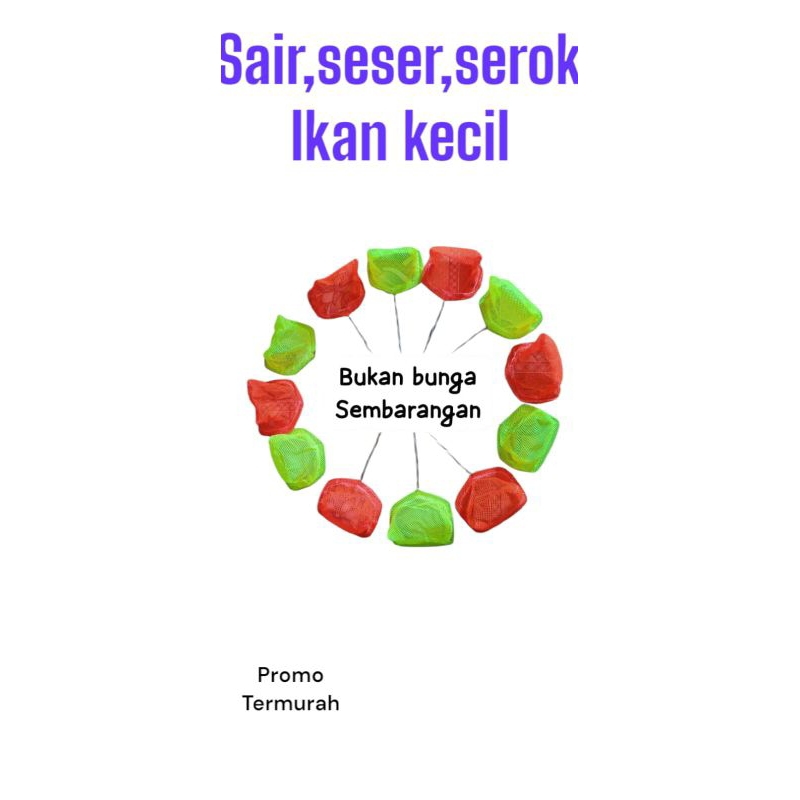 serok seser ikan kecil 10cm,15cm,20cm,30cm