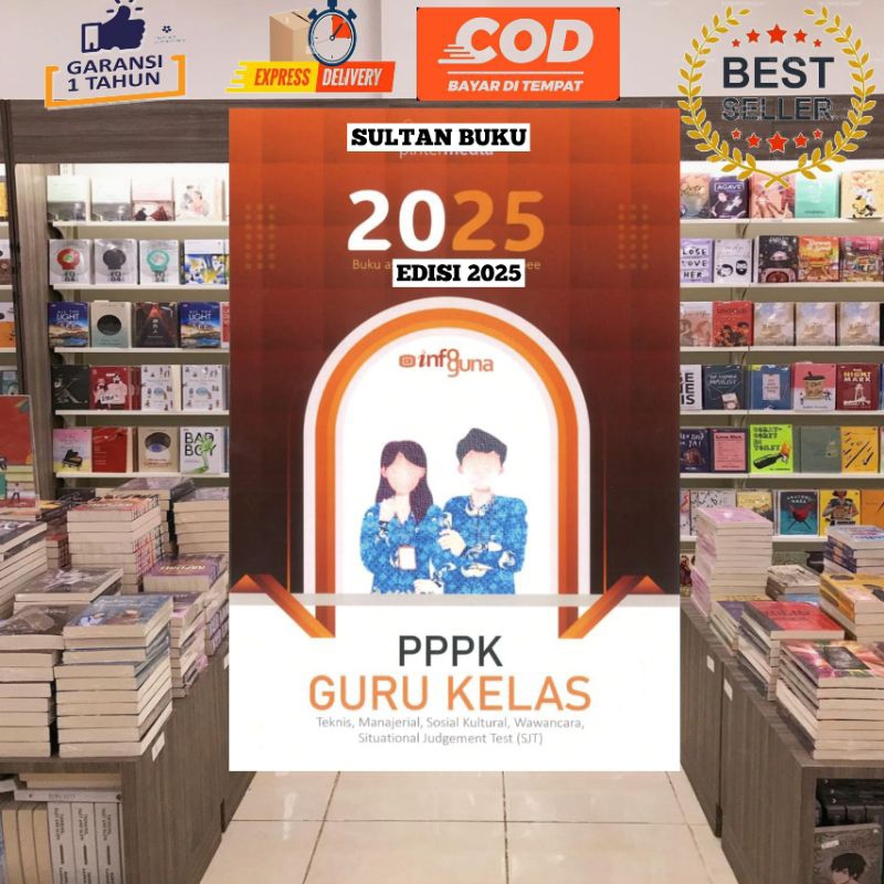 BUKU PPPK GURU KELAS 2025-2026 TERBARU - BUKU PPPK PGSD 2025 2026 TERLENGKAP - INFOGUNA