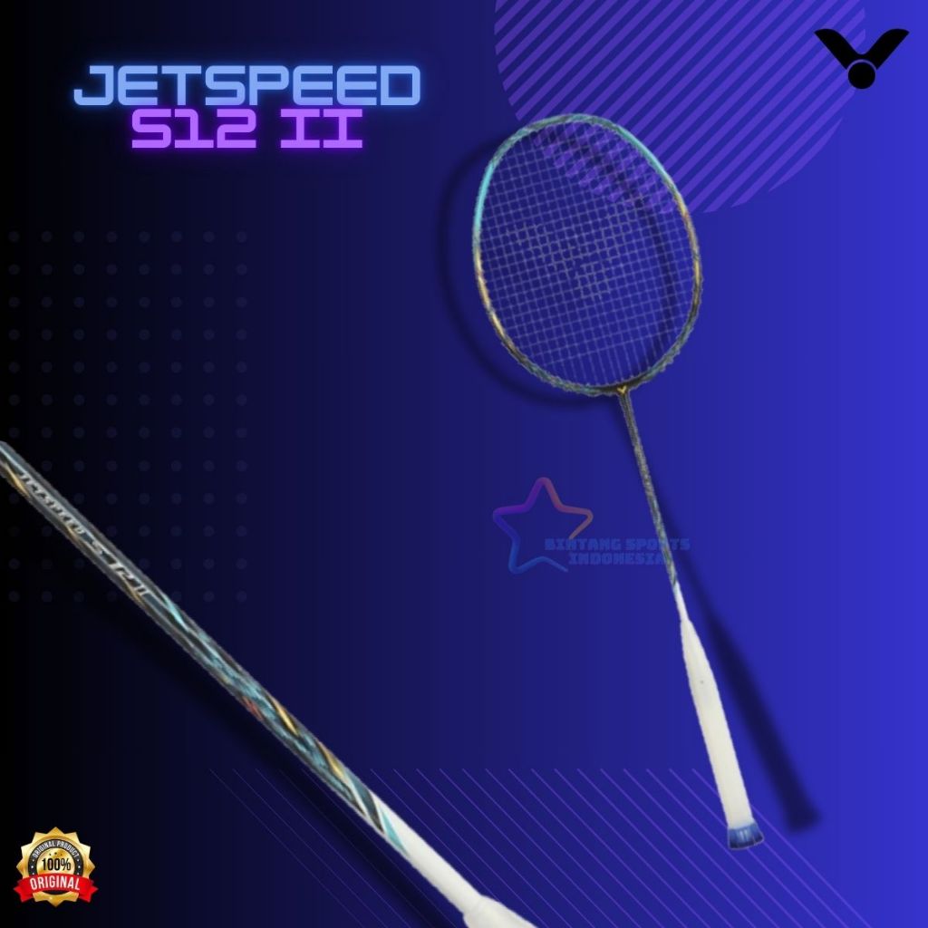 RAKET VICTOR BULUTANGKIS BADMINTON VICTOR JETSPEED S 12 II ORIGINAL