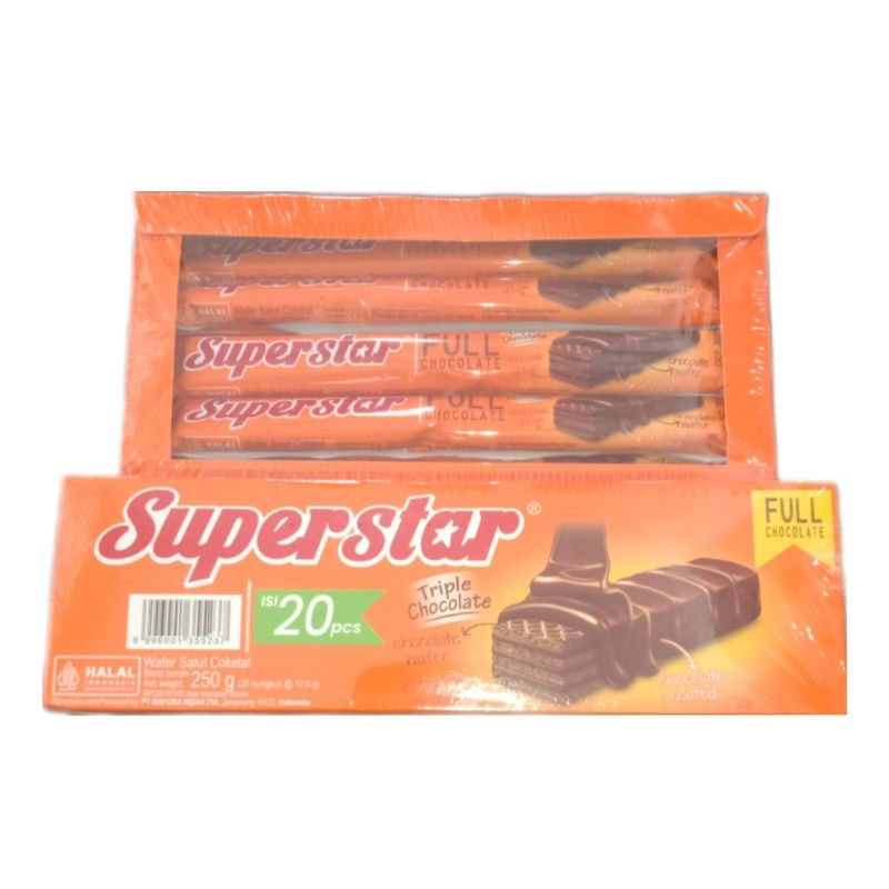

Superstar Wafer Cokelat 250gr, Kalpa Cokelat Tabur Kelapa 288gr
