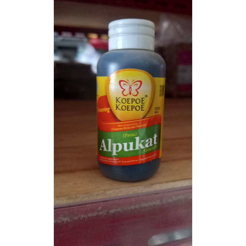 

Koepoe koepoe alpukat 60ml/ campuran perisa dan pewarna