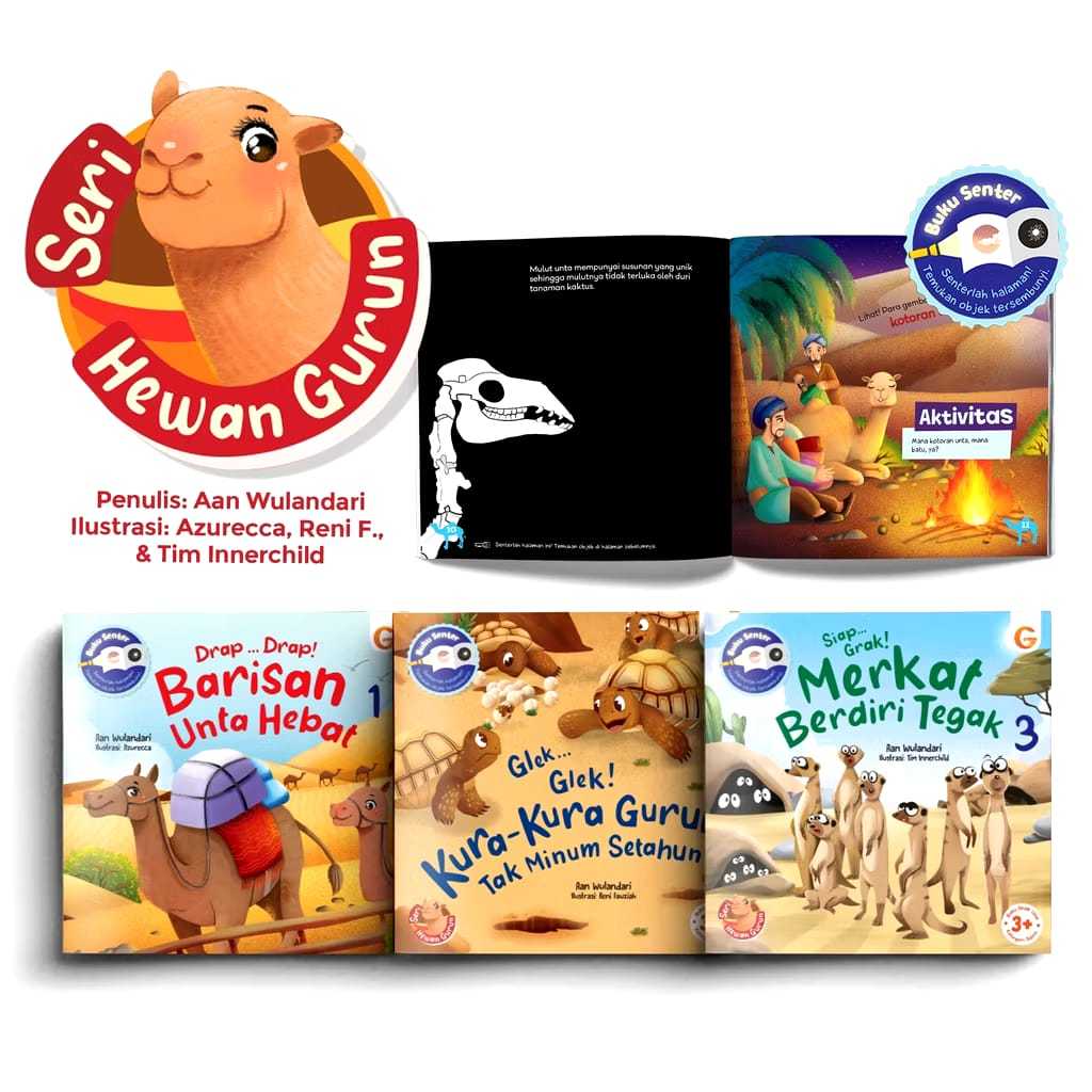Buku Senter Seri Hewan Gurun Buku Anak Gema Insani
