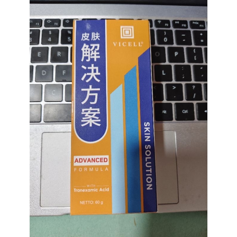 Vicell Skin Solution 60g – Advanced Formula dengan Tranexamic Acid | Perawatan Kulit